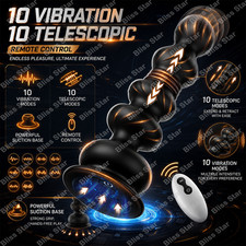 Thrusting Anal Butt Plug Dildo Vibrator Prostate Massager Sex Toys for Men Women