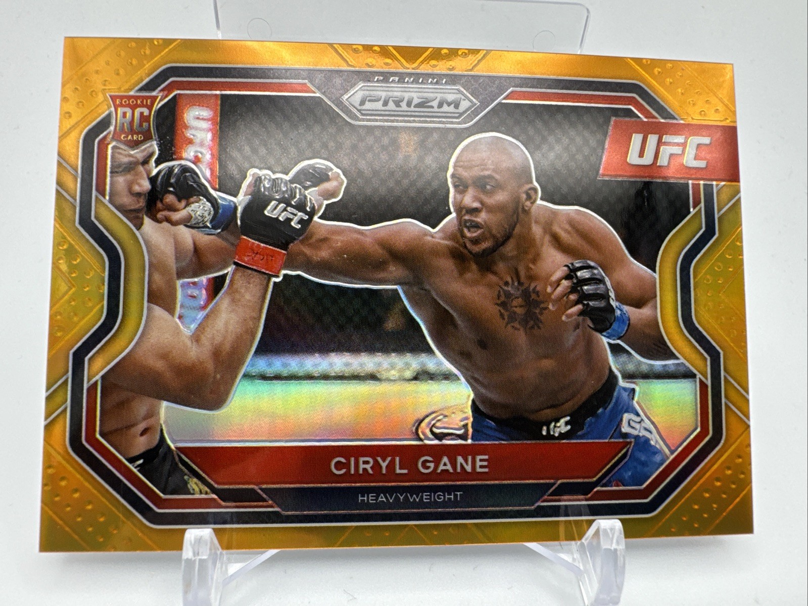 Ciryl Gane 2021 Prizm Orange 58/99 UFC- 4172