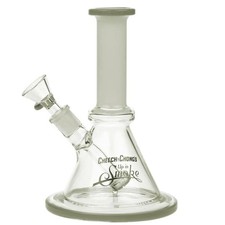 Pipa de agua Cheech & Chong Up in Smoke Pedro 8" blanca nueva en caja para consumo de tabaco