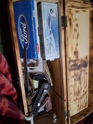 23 Vtg And Modern Straight And Folding Knives Varies Brands And Conditions