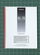 Roland RG-3M — Owners Manual User Guide Instructions — 128 Pages — USA Made