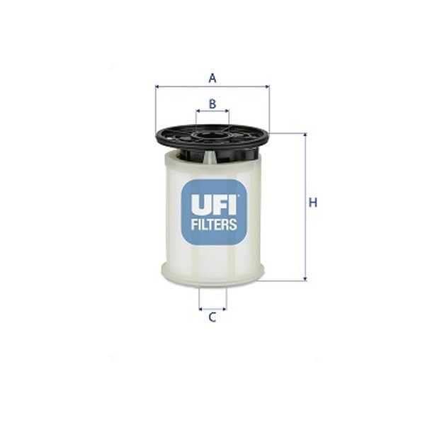 UFI Kraftstofffilter 26.H2O.06 Filtereinsatz FüR Fiat Ducato Bus 120 Multijet-image