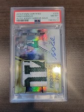 Sam Darnold 2018 Panini Certified Rookie Auto Jersey Mirror Gold