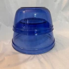 VTG Anchor Hocking Cobalt Blue Mixing Bowls X2 Oven-Safe Nesting 1.5 & 2.5 Qt