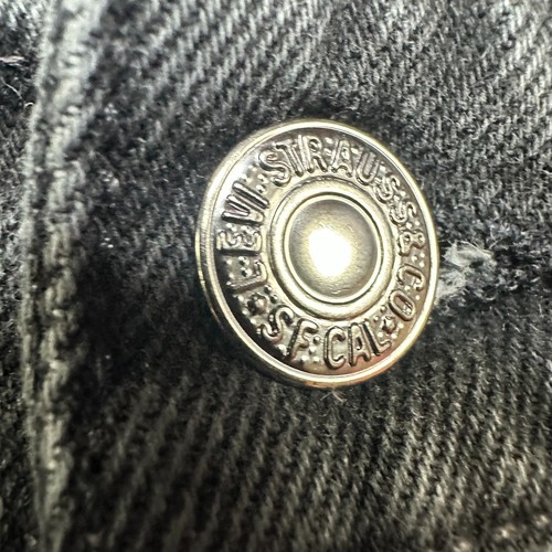 Jeans vintage Levis 505 uomo 34x30 (vestibilità 32x27) linguetta arancione nero gamba dritta - Foto 8 di 17