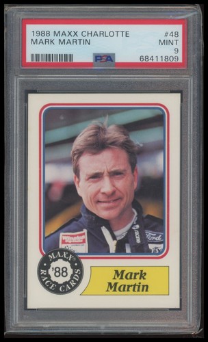 1988 Maxx Charlotte Mark Martin #48 card