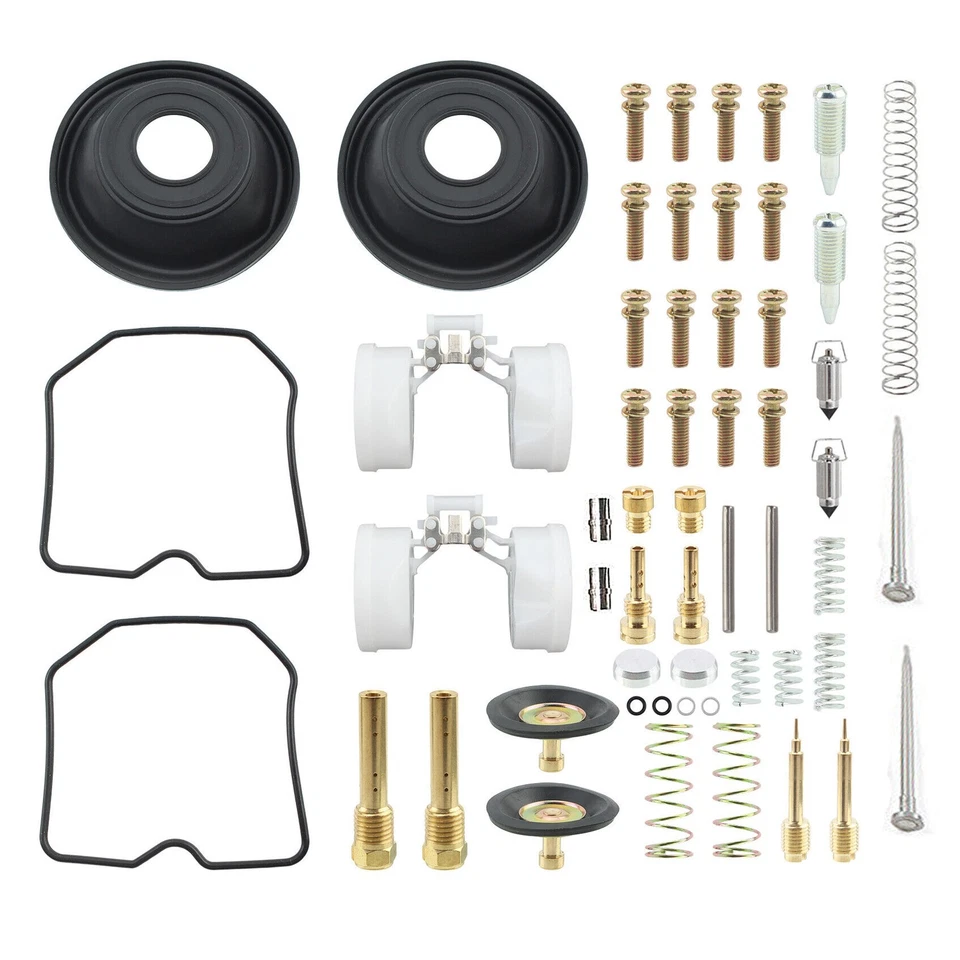 Kit de reparación de carburador flotador de diafragma 4 juegos para Kawasaki Concours ZG1000 86-06 Foto 3 de 4
