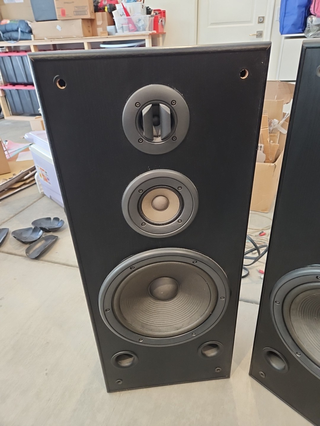 Technics Sb-a28 3 Way Floor Standing Speakers Tested Works Well Local Pickup