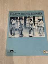 CHI-LITES sheet music HAPPY BEING LONELY (1976) 5 pages (VG shape)