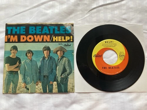 Beatles - Help / I’m Down 45 w/ Picture Sleeve - Capitol 5476