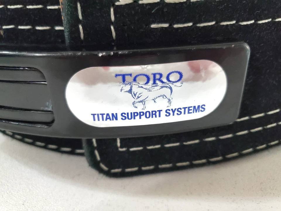 Cinturón de Powerlifting Titan Toro Longhorn - IPF USPA Legal Powerlifting Negro Foto 2 de 4