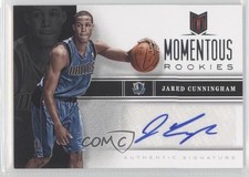 2012-13 Panini Momentum Momentous Rookies Auto Jared Cunningham #33 Auto 0a7