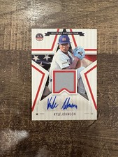 2025 Panini USA Baseball Stars & Stripes Kyle Johnson RPA Jersey Patch RC Auto