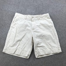 Polo Ralph Lauren Shorts Mens 36 Beige Khaki Chino Flat Front Casual
