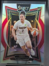 2025 Panini Select WNBA Te-Hina Paopao #49 Pink Ice Prizm RC Dream