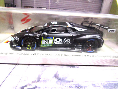 LAMBORGHINI GT3  Huracan Abt  24h Nürburgring 2025 #28 Mapelli Maha Spark 1:43