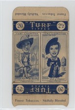 1949 Turf Famous Film Stars Uncut Pairs Gregory Peck Paulette Goddard 11bd