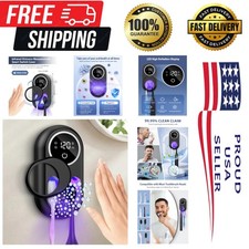 Toothbrush Sanitizer Holder, Upgraded UV Toothbrush Holder with Dual-Mode Cle...