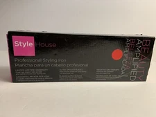 Beauty Amplified Style House 1.25 in Professional Styling Iron Ceramic - Ion Red