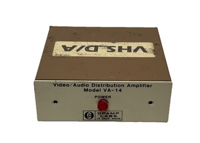 OPAMP LABS VA-14 BNC Audio or Video Distribution Amplifier USED UNIT ONLY
