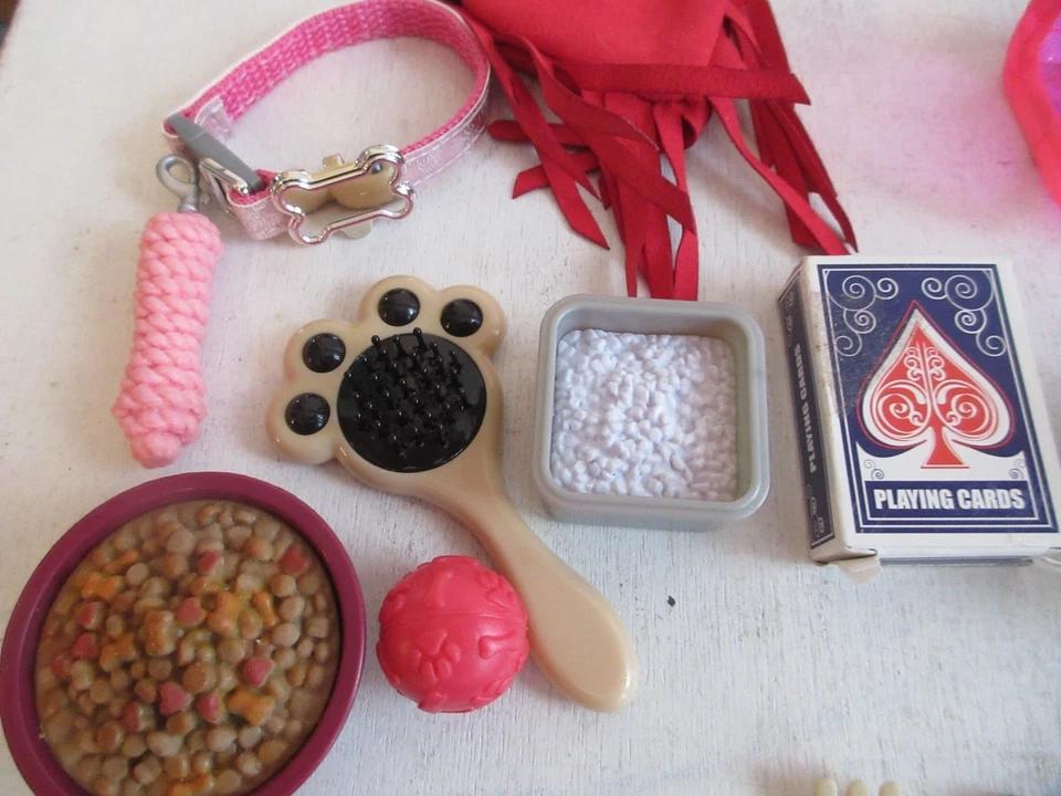 Lote de juguetes accesorios utensilios comida y platos muñeca 18" paquete de juguetes Foto 4 de 4