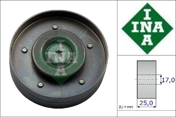 INA 532069410 Umlenk-/FüHrungsrolle FüR Keilrippenriemen Umlenkrolle-image