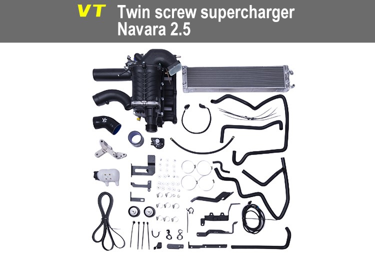 VT Supercharger Kit QR25DE Twin Screw Bolt On 2.5L For Nissan