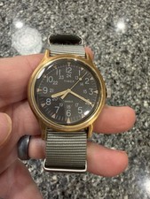 Timex MK1 Quartz Men Military Field Watch, Brass Case, 40mm Rare