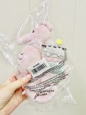 Pusheen Deluxe 8 Keychain Pink Seahorse Mermaid Cat Plush Charm New Retired