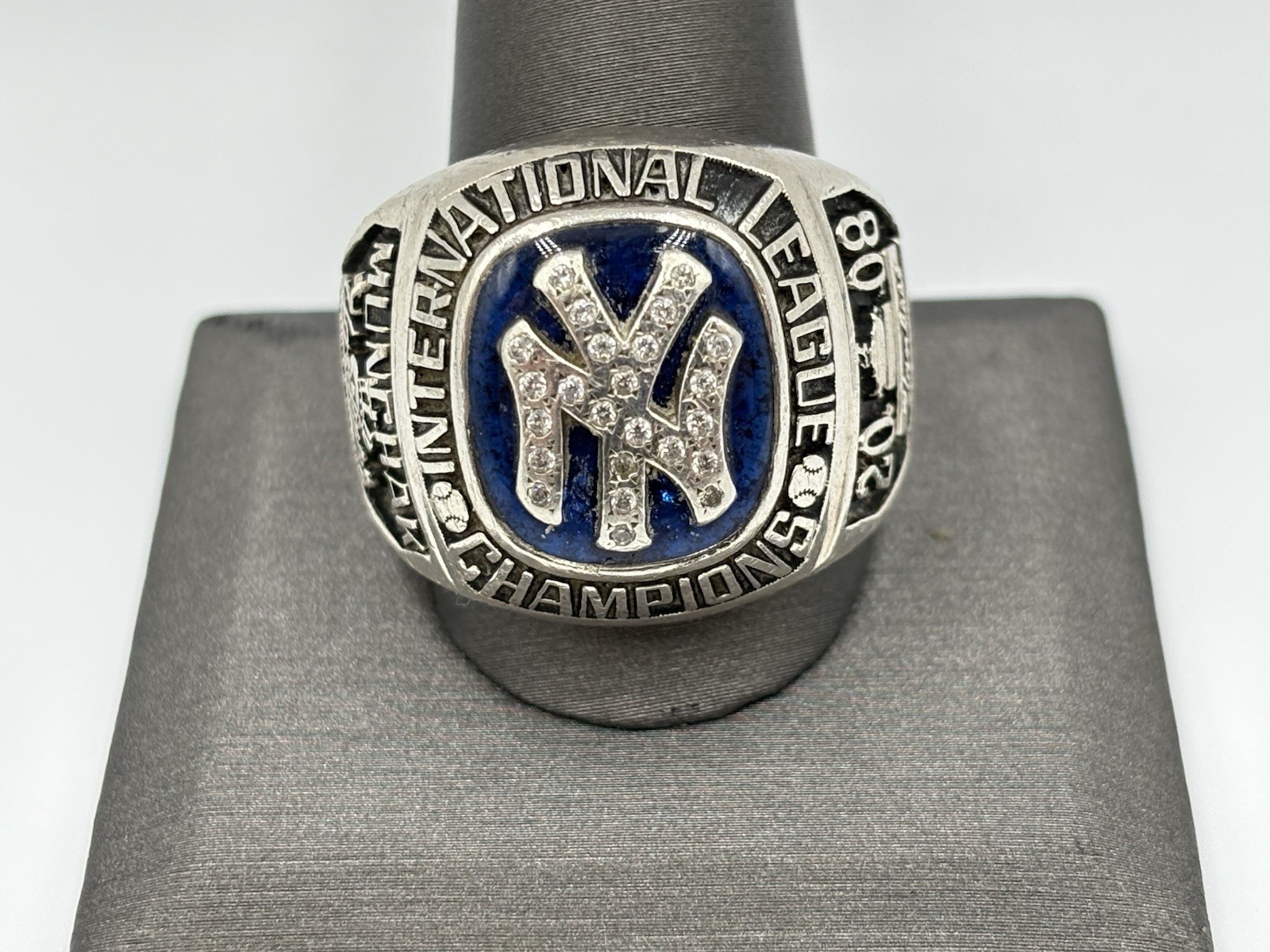 2008 New York Yankees AAA Sterling Silver International League Championship Ring