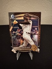 2025 Bowman - Chrome Prospects Leo De Vries #BCP-59 Reptilian Refractor (RC)