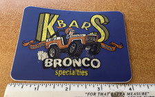 K-bar-s 1966-1977 Ford Bronco Decal Sticker Baja Racing Classic Vintage