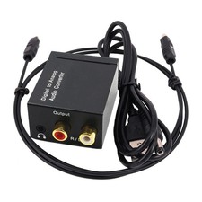 Digital To Analog Audio Converter Digital Coaxial Fiber Optic Analog Converter.