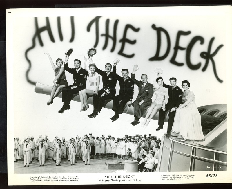 HIT the DECK Original 1955 MGM 8 x 10 Musical Still CAST vv