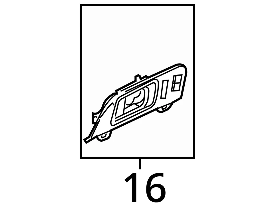 SE ADAPTA A LINCOLN MKT 2010-2012 MANIJA FÁCIL - PUERTA - INTERIOR AE9Z7422601AB - NUEVO OEM Foto 3 de 3