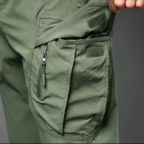 Men's Spring Autumn Tactical Cargo Elastic Pants Combat Trekking Hiking Camping - Picture 5 of 25