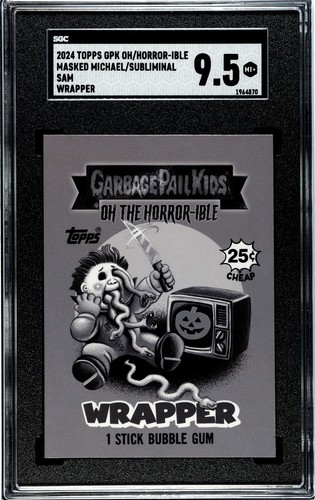Gpk 2024 Mascherato Michael/Subliminale Sam L'Onda dell'Orrore 1 Involucro #1 SGC 9,5