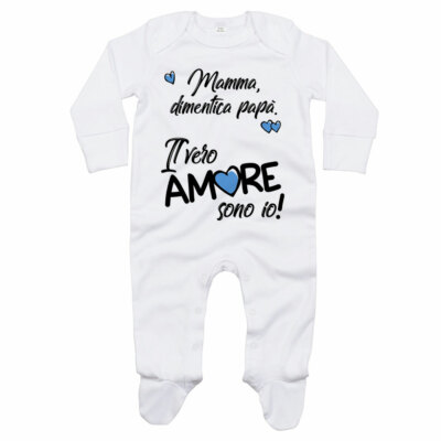 Tutina neonato mamma dimentica papà il vero amore sono io