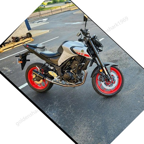 Sistema de escape deslizable 51 mm tubo de enlace de cabezal para Yamaha YZF R3 MT-03 2015-2025 - Imagen 2 de 8
