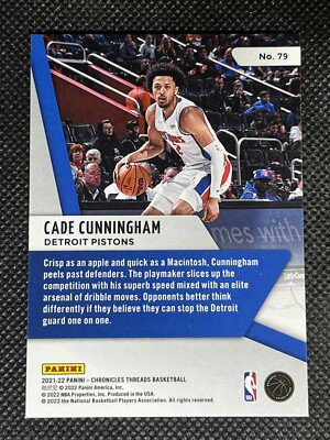 Cade Cunningham auto RC カニングハム　サイン　ピストンズ Cade Cunningham - 2021-22 Select Basketball Concourse Level