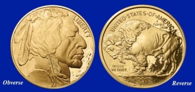 2012 $50 BUFFALO TRIBUTE PROOF 24K GOLD CLAD BRONZE w/ COA AND