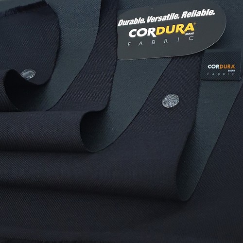CORDURA® 1000D Nylon66 Waterproof DWR Durable Military tactical Fabric Black 60" - Picture 8 of 12