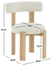 Safavieh SARALISA WOOD DINING CHAIR, Reduced Price 2172742964 SFV5033A