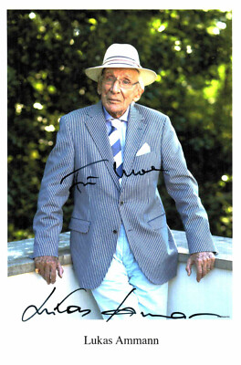 Lukas Ammann * Original Signature on Card No. 8411 b