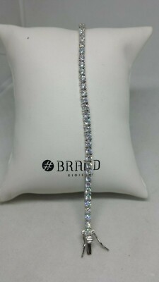 ARMBAND SILBER TENNIS MM 3 RHODINIERT MASSIV ZIRKONIA CM 16-18-20 EXPLOIT