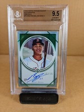 2018 Topps Transcendent Emerald RC Auto Rafael Devers, 15/15, BGS 9.5