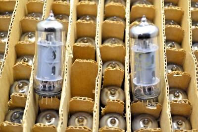 6P1P-EV tube x 2pcs NOS/6AQ5 / EL90 - Longlife Tetrode Tubes - Tested ...
