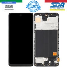 LCD SCHERMO DISPLAY FRAME VETRO TOUCH SCREEN PER SAMSUNG GALAXY A51 A515 A515F
