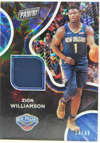 2020-21 Panini Player of the Day Basketball - 24/99 Kaboom! - ZION WILLIAMSON