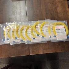 11 Lot- Proline 5m LC to SC Single Mode 9/125 Fiber Optic Patch Cable 16ft